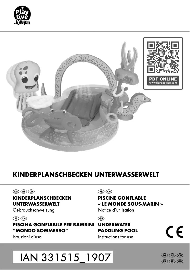 Page 1 de la notice Manuel utilisateur Playtive IAN 331515_1907