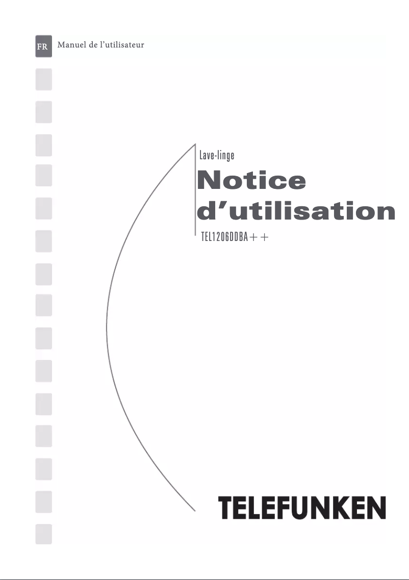Page n°1 - Manuel utilisateur Telefunken TEL1206DDBA++