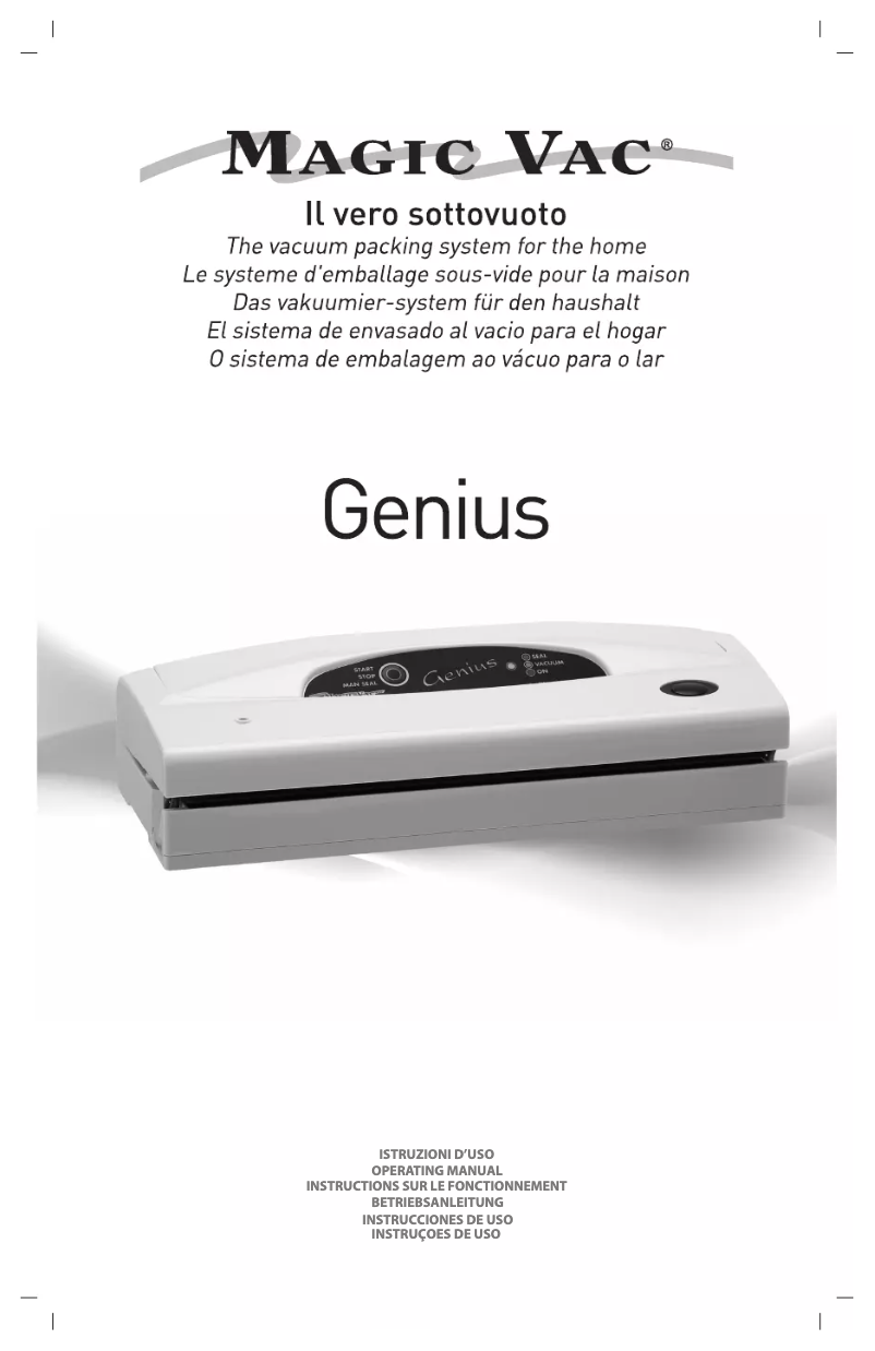 Image de la première page du manuel de l'appareil Genius Basic