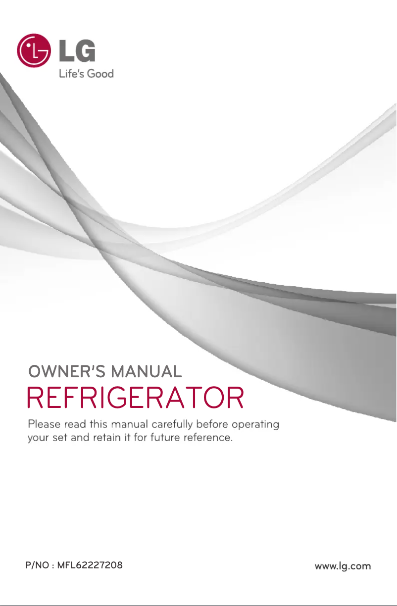 Página 1 del manual Manual de usuario LG GL-B292RMTL