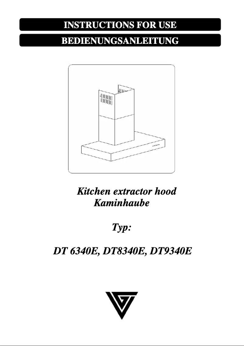 Image de la première page du manuel de l'appareil DT8340E