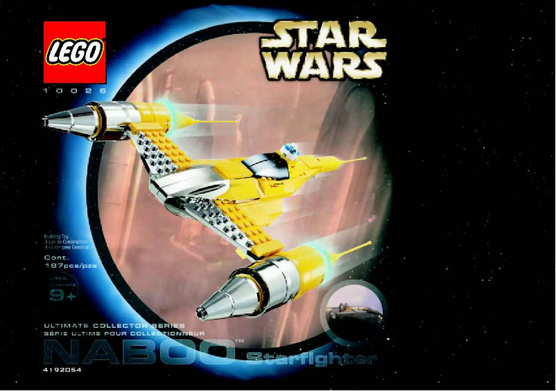 Image de la première page du manuel de l'appareil Naboo Fighter (TM)