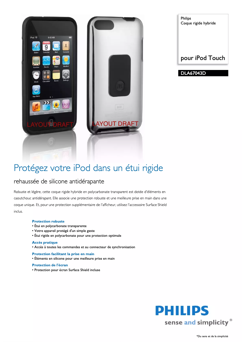 Image de la première page du manuel de l'appareil DLA67043D