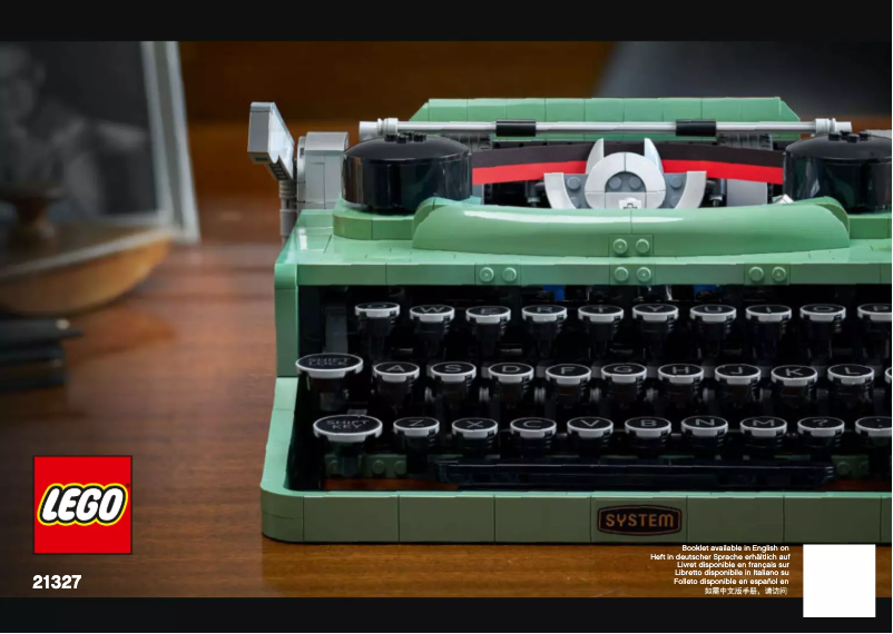 Page n°1 - Manuel utilisateur Lego Ideas 21327