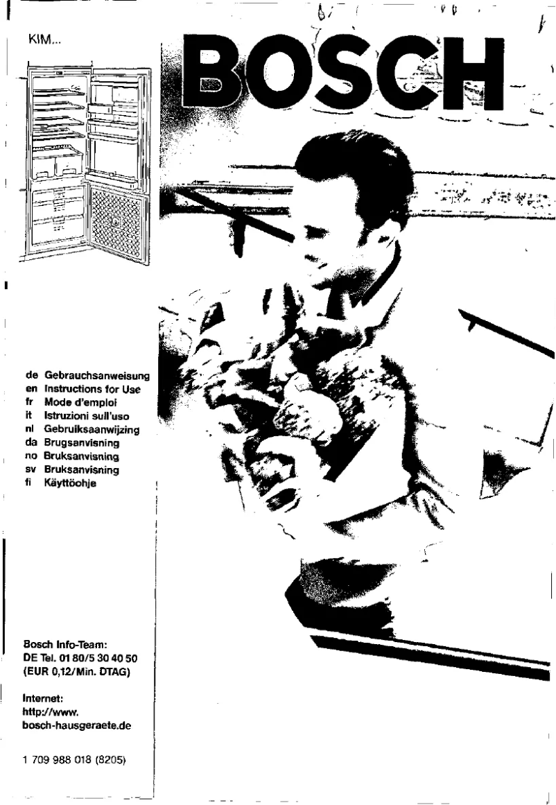 Page n°1 - Manuel utilisateur Bosch KIM2940