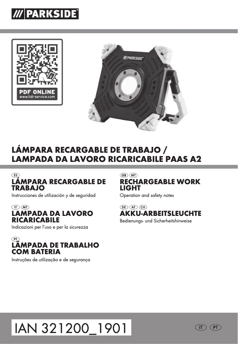 Image de la première page du manuel de l'appareil PAAS A2