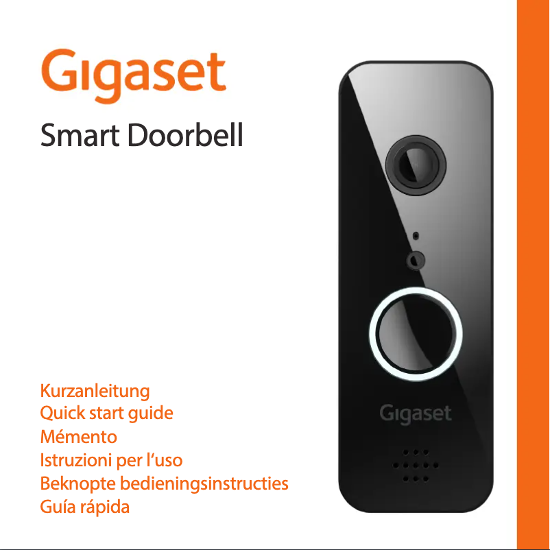 Page n°1 - Manuel utilisateur Gigaset PV830 Video