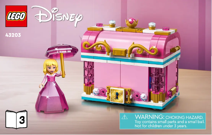 Page 1 de la notice Manuel utilisateur Lego Disney 43203