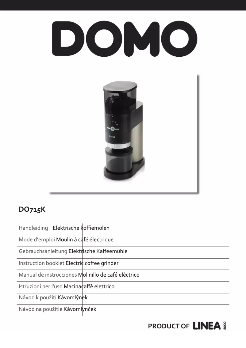 Image de la première page du manuel de l'appareil DO715K