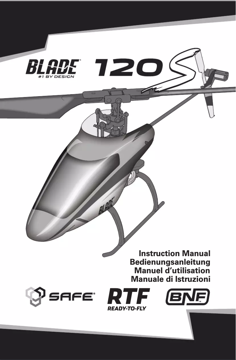 Page 1 de la notice Manuel utilisateur Blade 120S