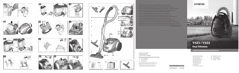 Page n°1 - Manuel utilisateur Siemens VSZ1V1128