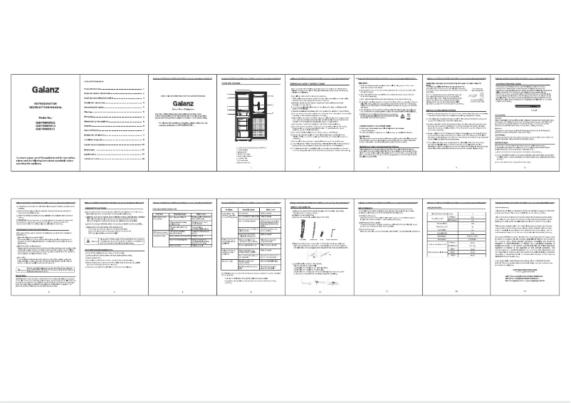 Imagen de la primera página del manual del dispositivo GLR74BGNR12