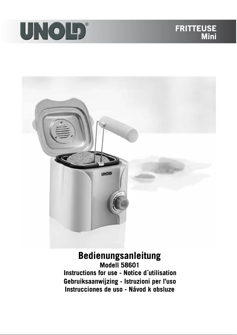 Image de la première page du manuel de l'appareil 58601 Mini