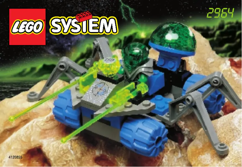 Page 1 de la notice Manuel utilisateur Lego SPACE INSECTOIDS - VEHICLE