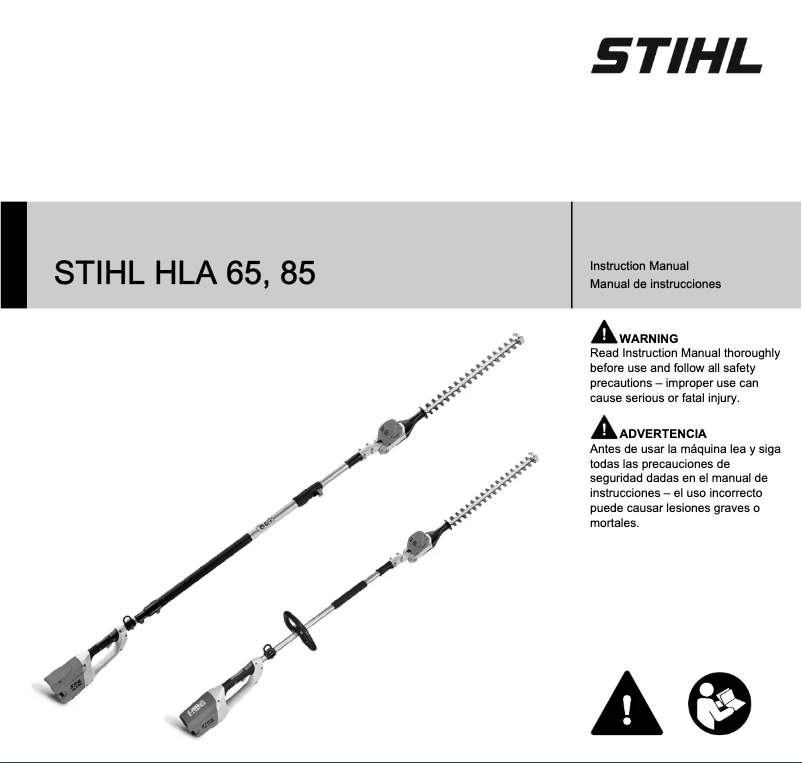 Página 1 del manual Manual de usuario Stihl HLA 85