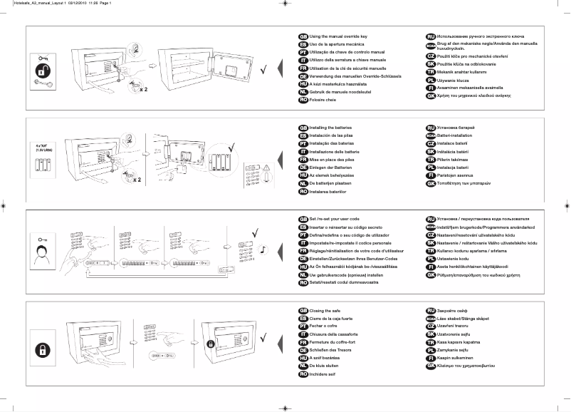 Image de la première page du manuel de l'appareil YSB200 EB1