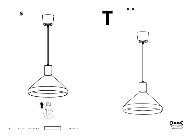 Page 1 de la notice Manuel utilisateur Ikea STAKRA