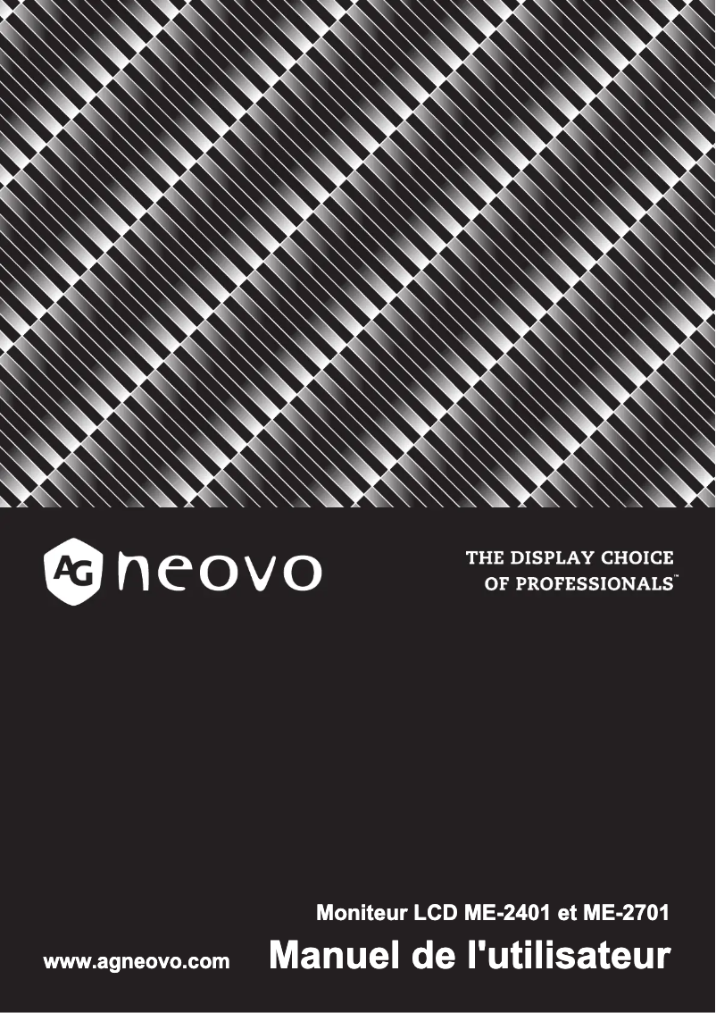 Image de la première page du manuel de l'appareil ME-2401