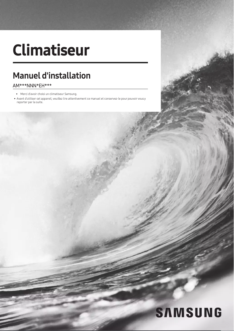 Image de la première page du manuel de l'appareil AM045NNNDEH