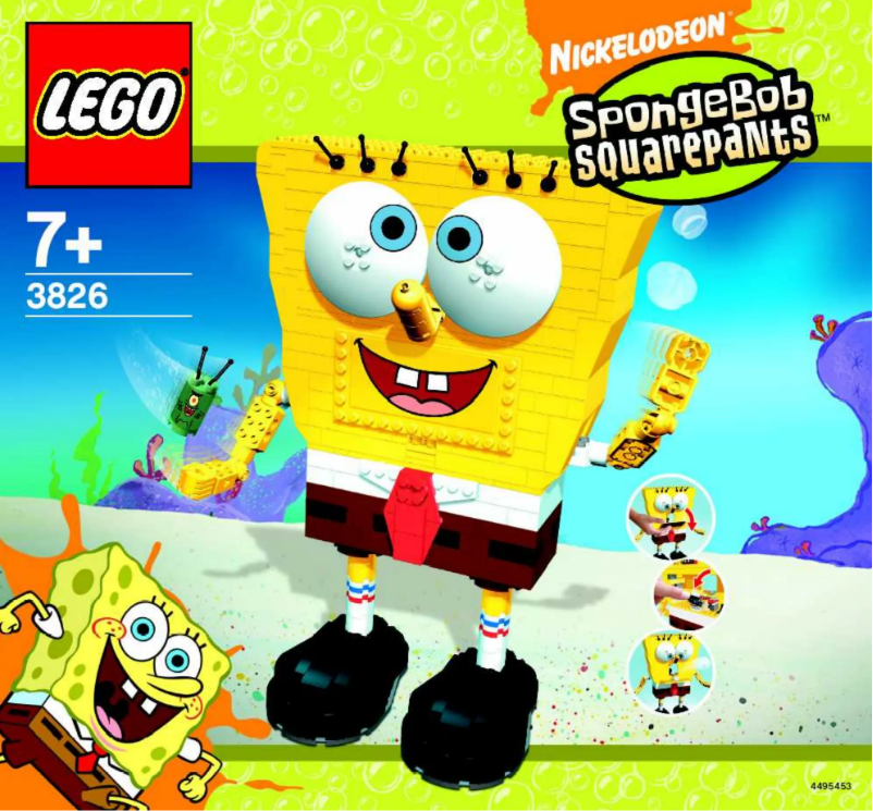 Page 1 de la notice Manuel utilisateur Lego Spongebob 3826