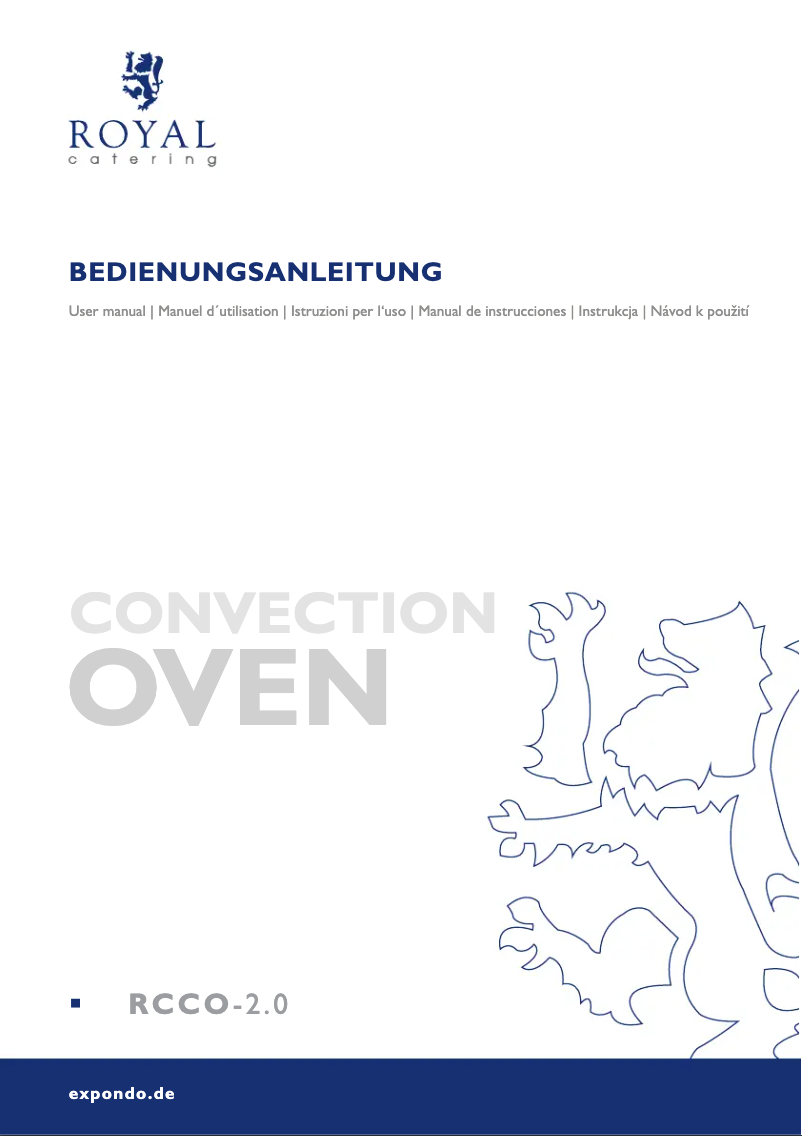 Image de la première page du manuel de l'appareil RCCO-2.0