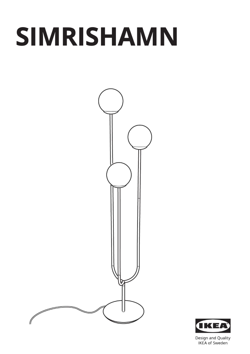 Image de la première page du manuel de l'appareil SIMRISHAMN 504.377.73