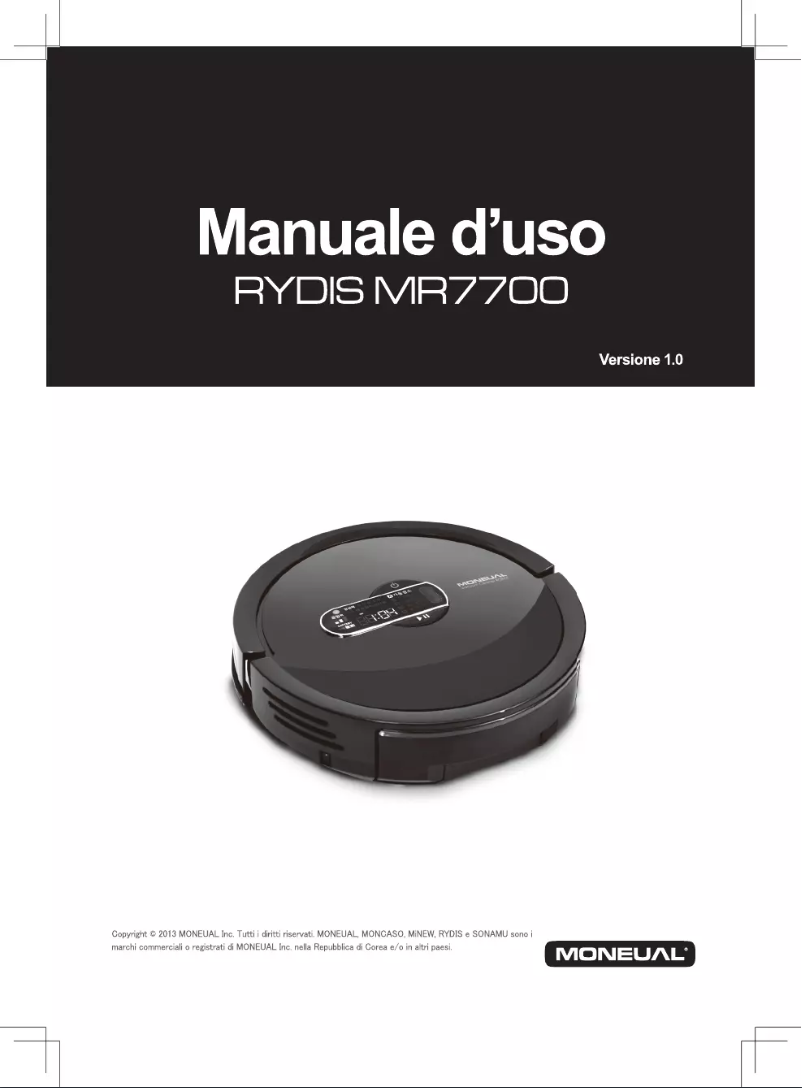 Image de la première page du manuel de l'appareil Rydis MR7700