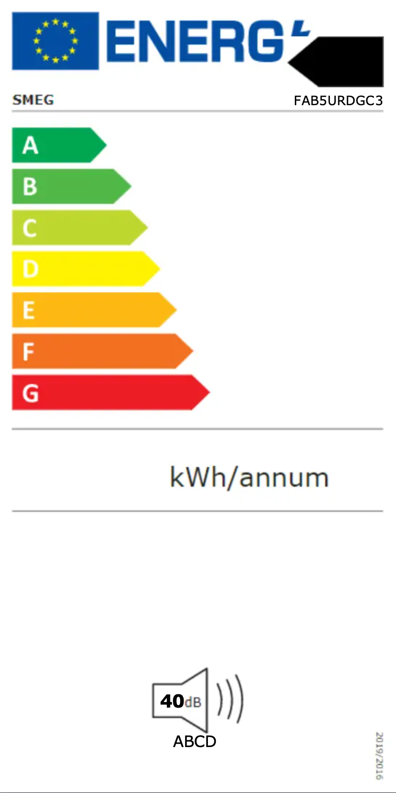Image de la première page du manuel de l'appareil FAB5URDGC3