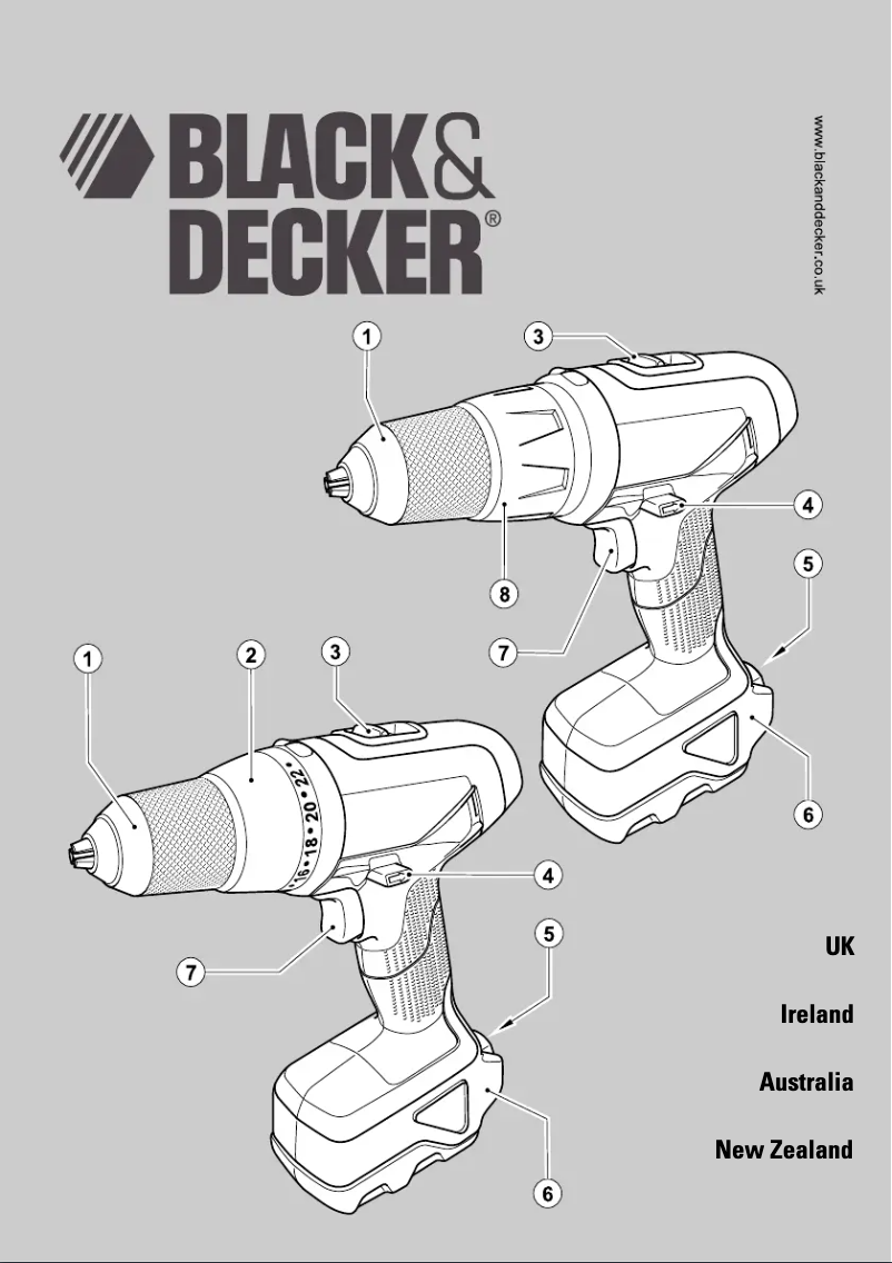 Page n°1 - Manuel utilisateur Black & Decker VPX1212