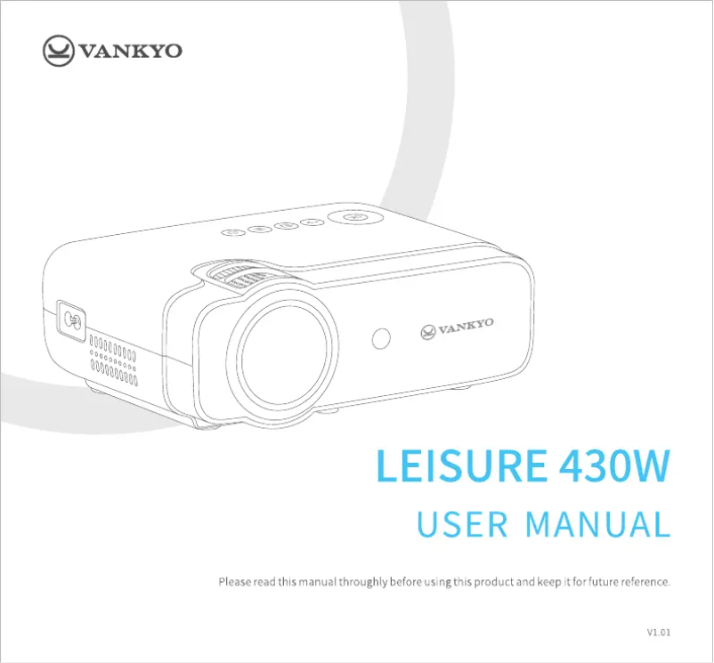 Page n°1 - Manuel utilisateur Vankyo Leisure 430W