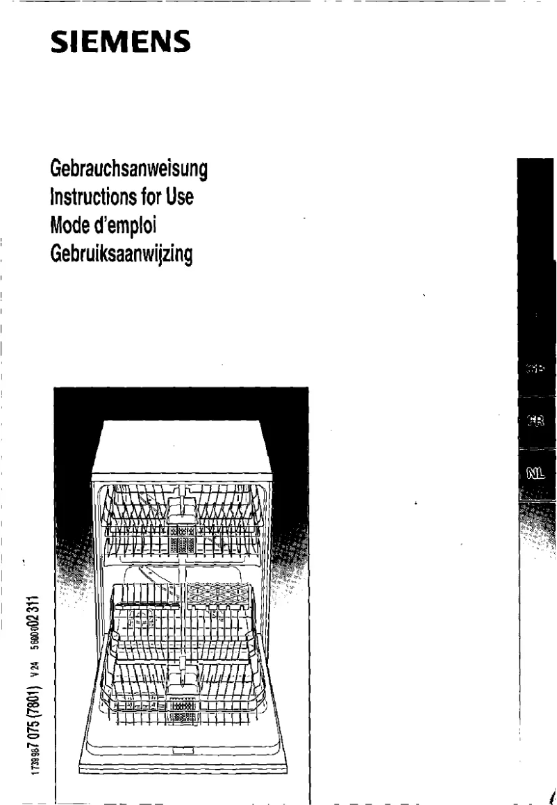 Image de la première page du manuel de l'appareil SL68590