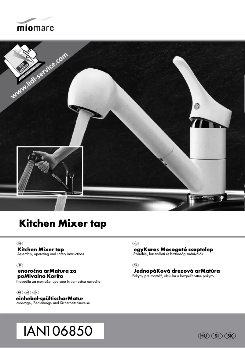 Page n°1 - Manuel utilisateur Miomare IAN 281840