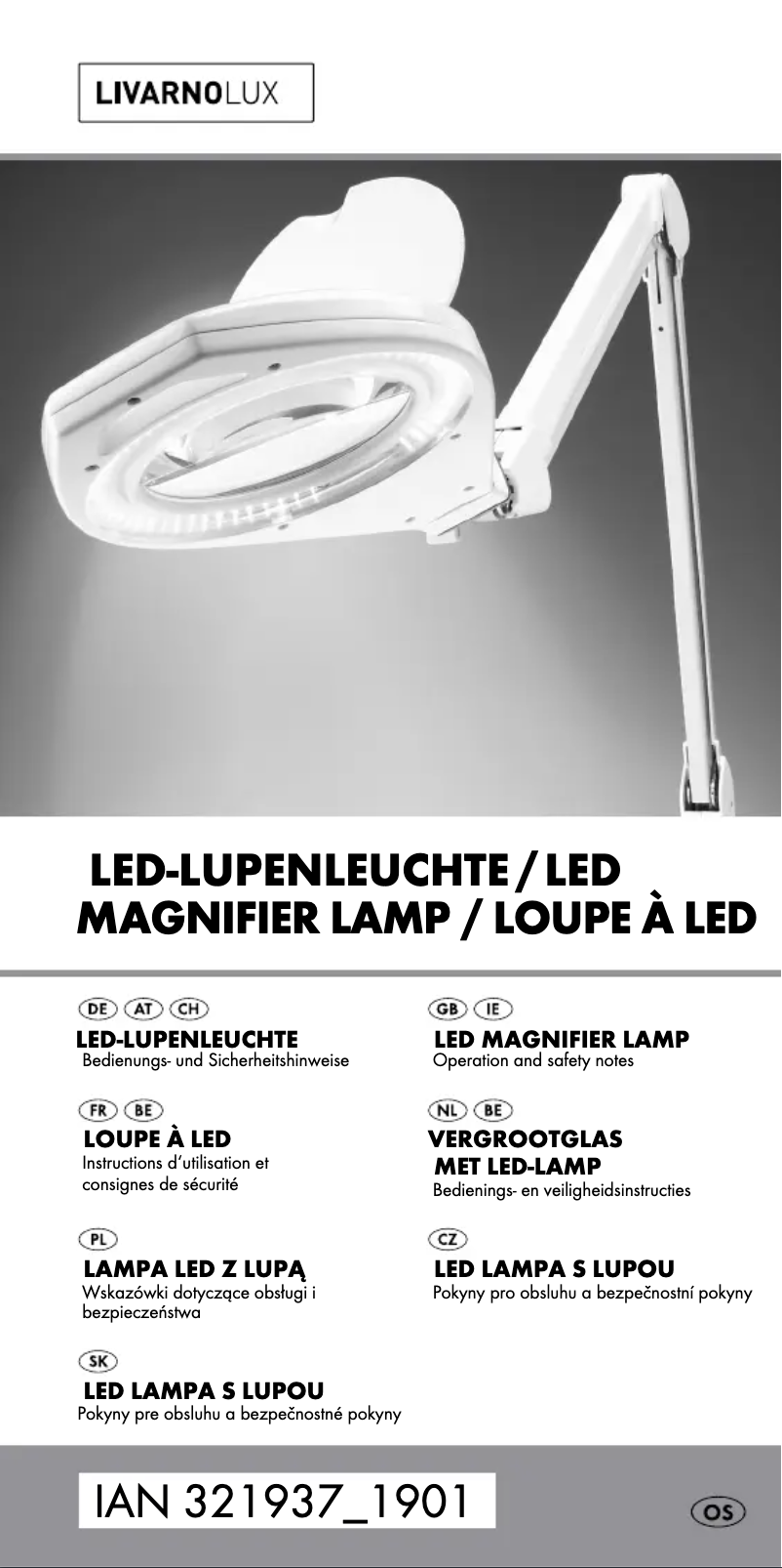 Page n°1 - Manuel utilisateur Livarno Lux HG01089