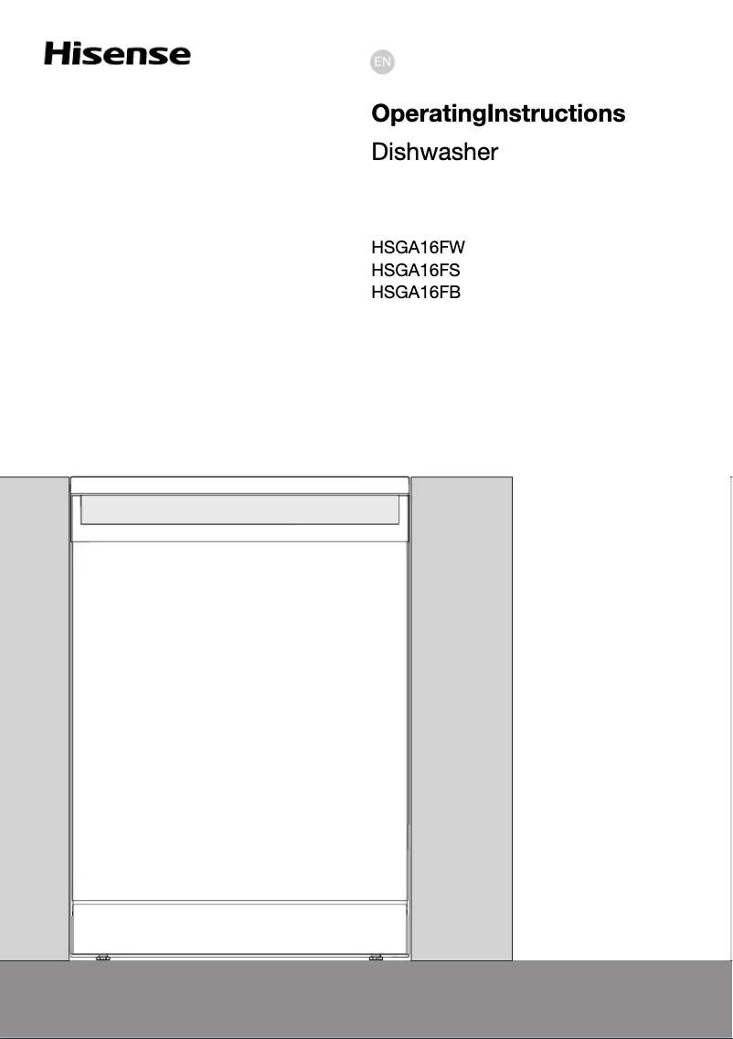 Image de la première page du manuel de l'appareil HSGA16FS