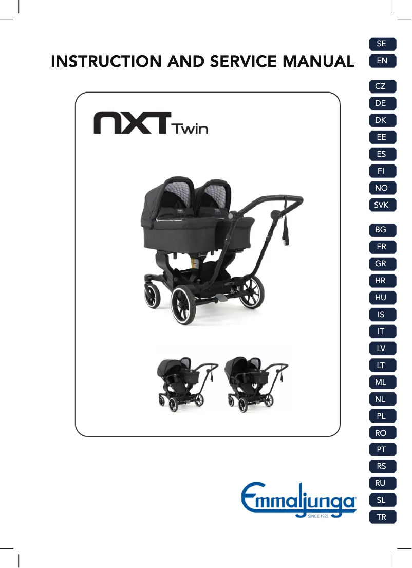 Image de la première page du manuel de l'appareil NXT TWIN