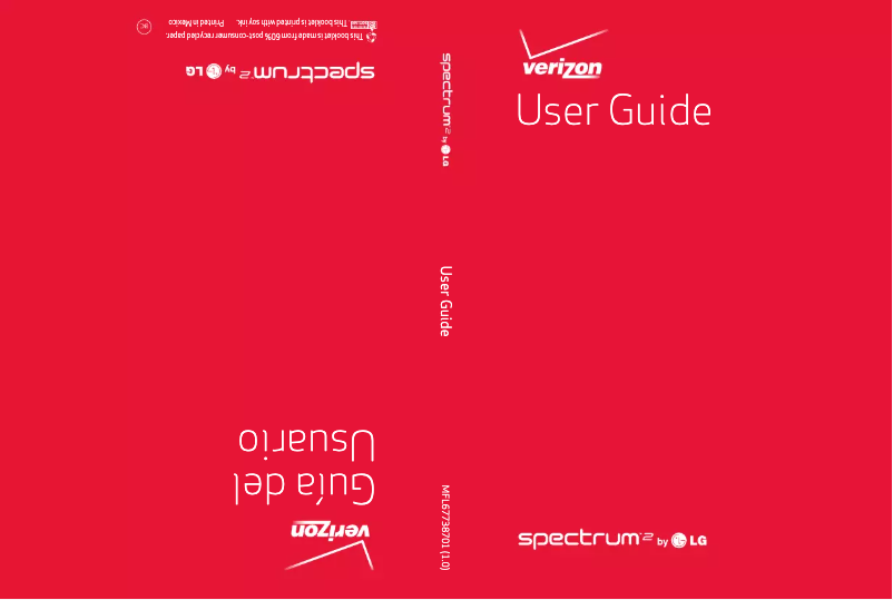 Page n°1 - Manuel utilisateur LG Spectrum 2