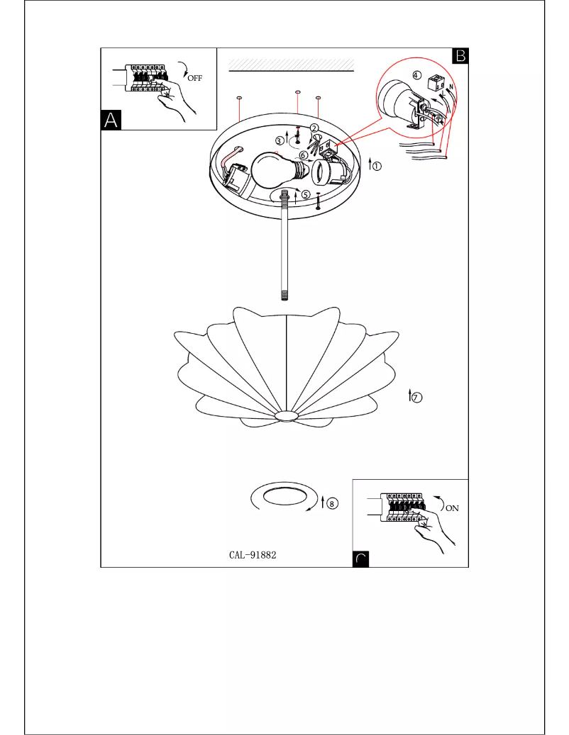 Página 1 del manual Manual de usuario Eglo Calandra