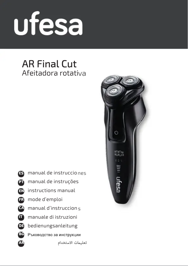 Page 1 de la notice Manuel utilisateur Ufesa Final Cut