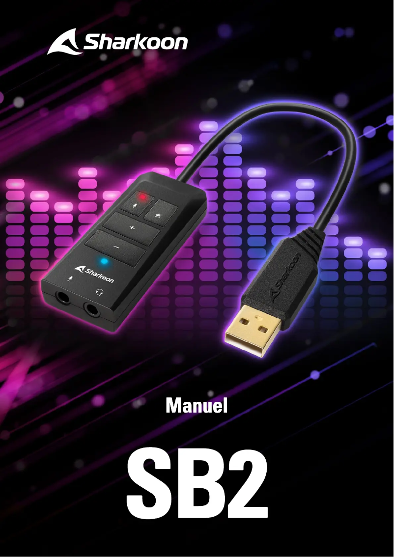 Page n°1 - Manuel utilisateur Sharkoon SB2