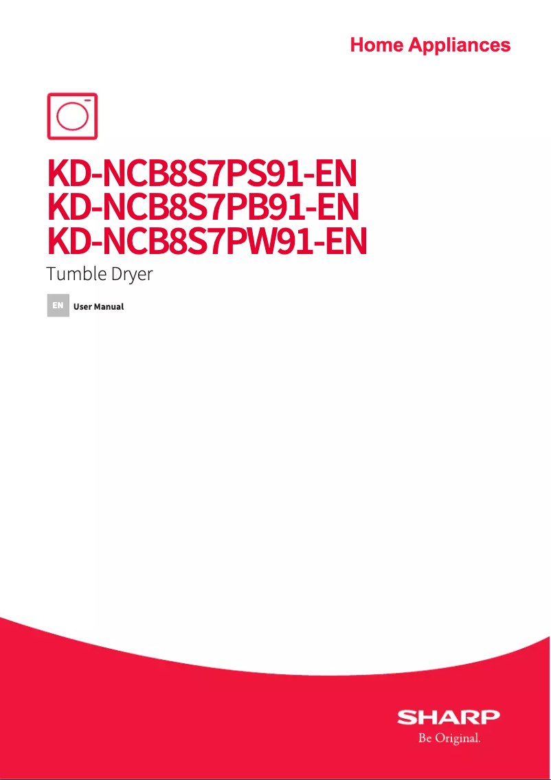 Image de la première page du manuel de l'appareil KD-NCB8S7PB91-EN