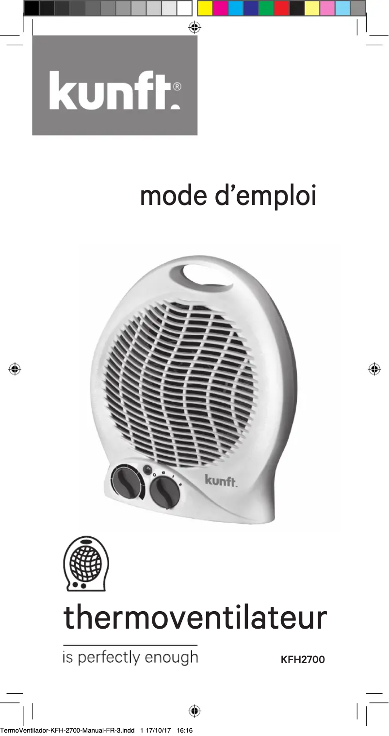 Image de la première page du manuel de l'appareil KFH-2700