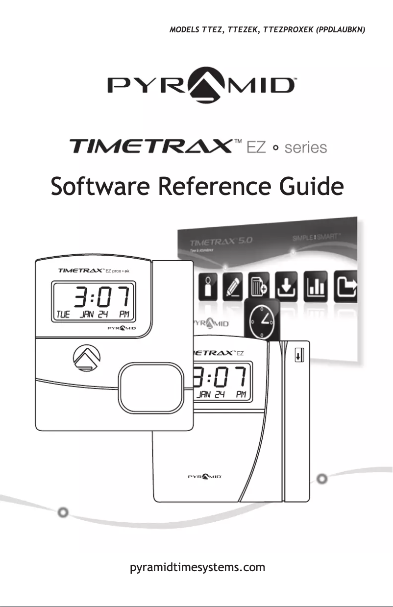 Page 1 de la notice Manuel utilisateur Pyramid Time Systems PPDLAUBKN