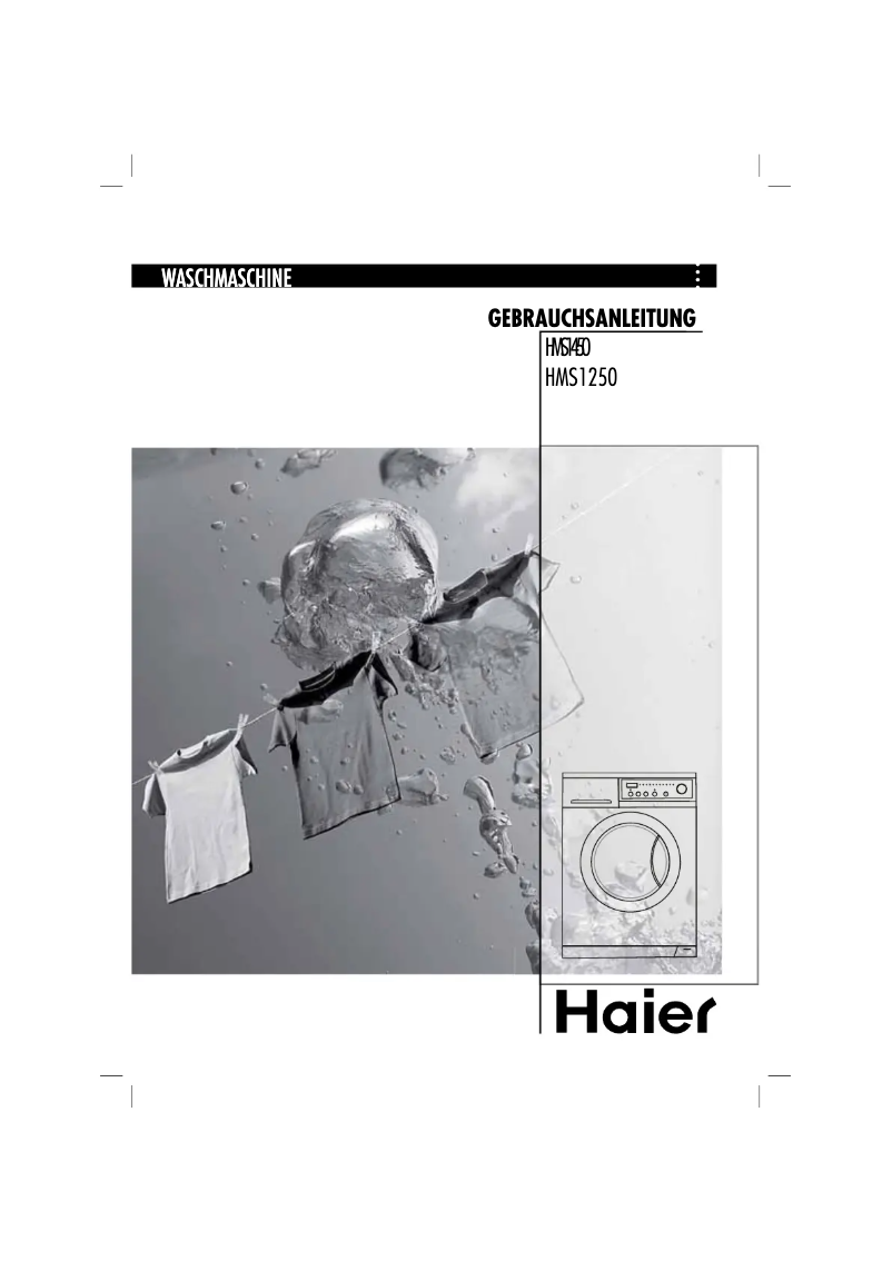 Page 1 de la notice Manuel utilisateur Haier HMS-1450TVE