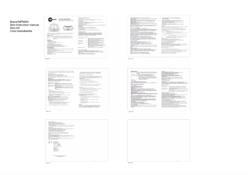 Image de la première page du manuel de l'appareil CSU-56