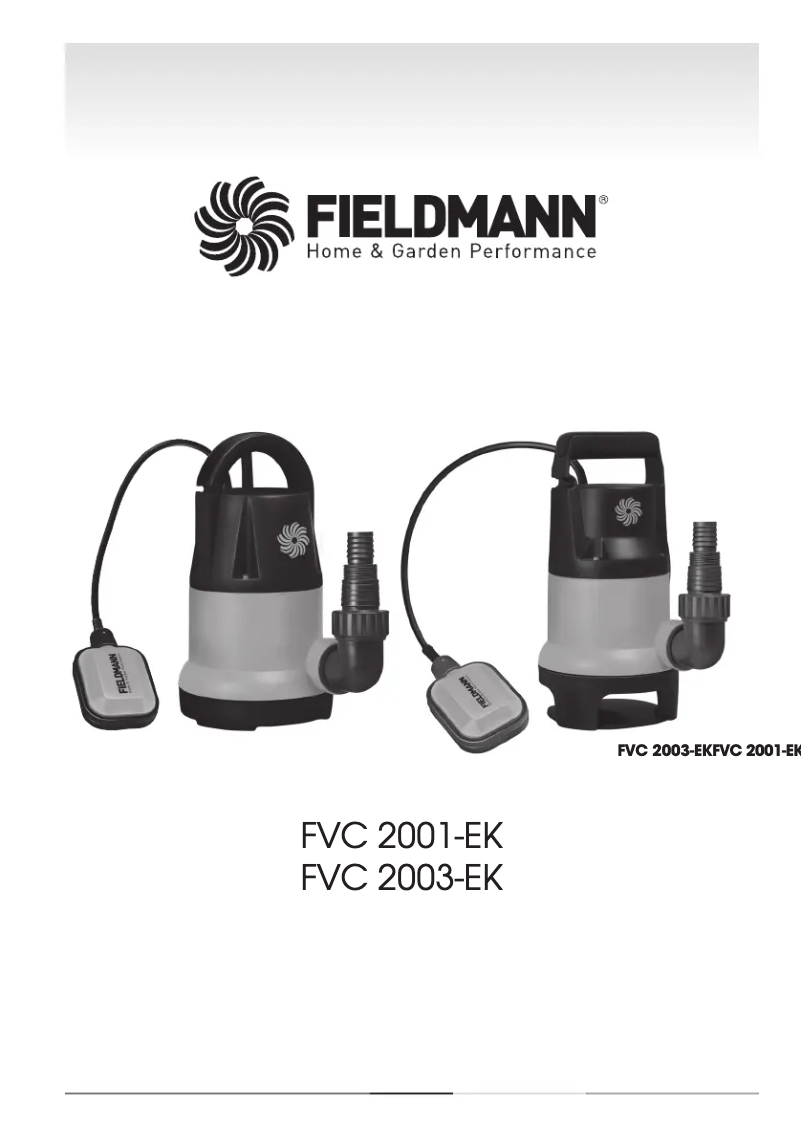 Page 1 de la notice Manuel utilisateur Fieldmann FVC 2003-EK