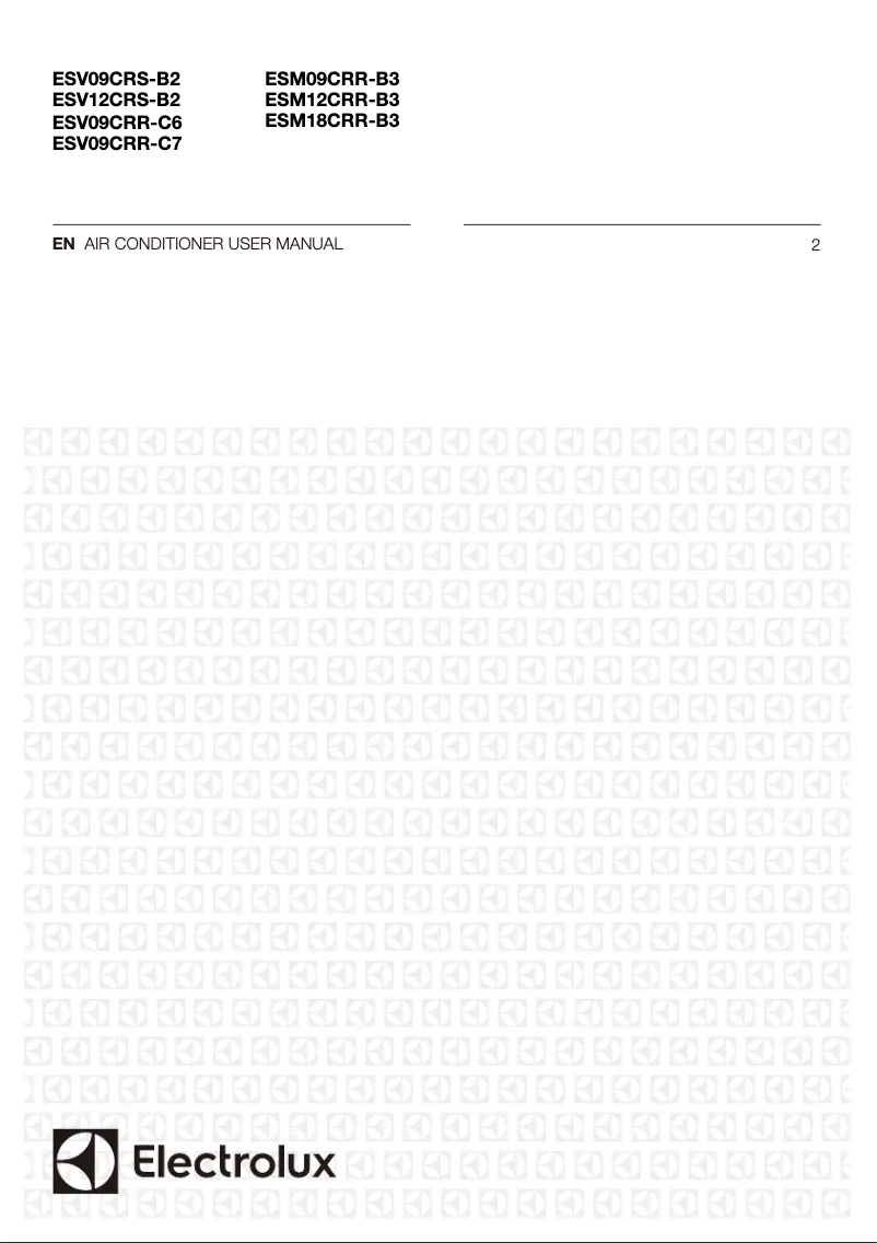 Page n°1 - Manuel utilisateur Electrolux ESM09CRR-B3