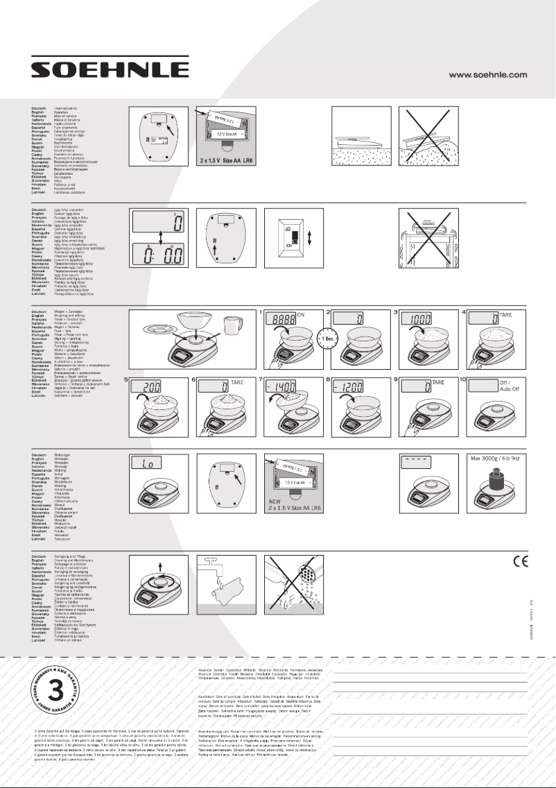 Page n°1 - Manuel utilisateur Soehnle Siena 65840 1