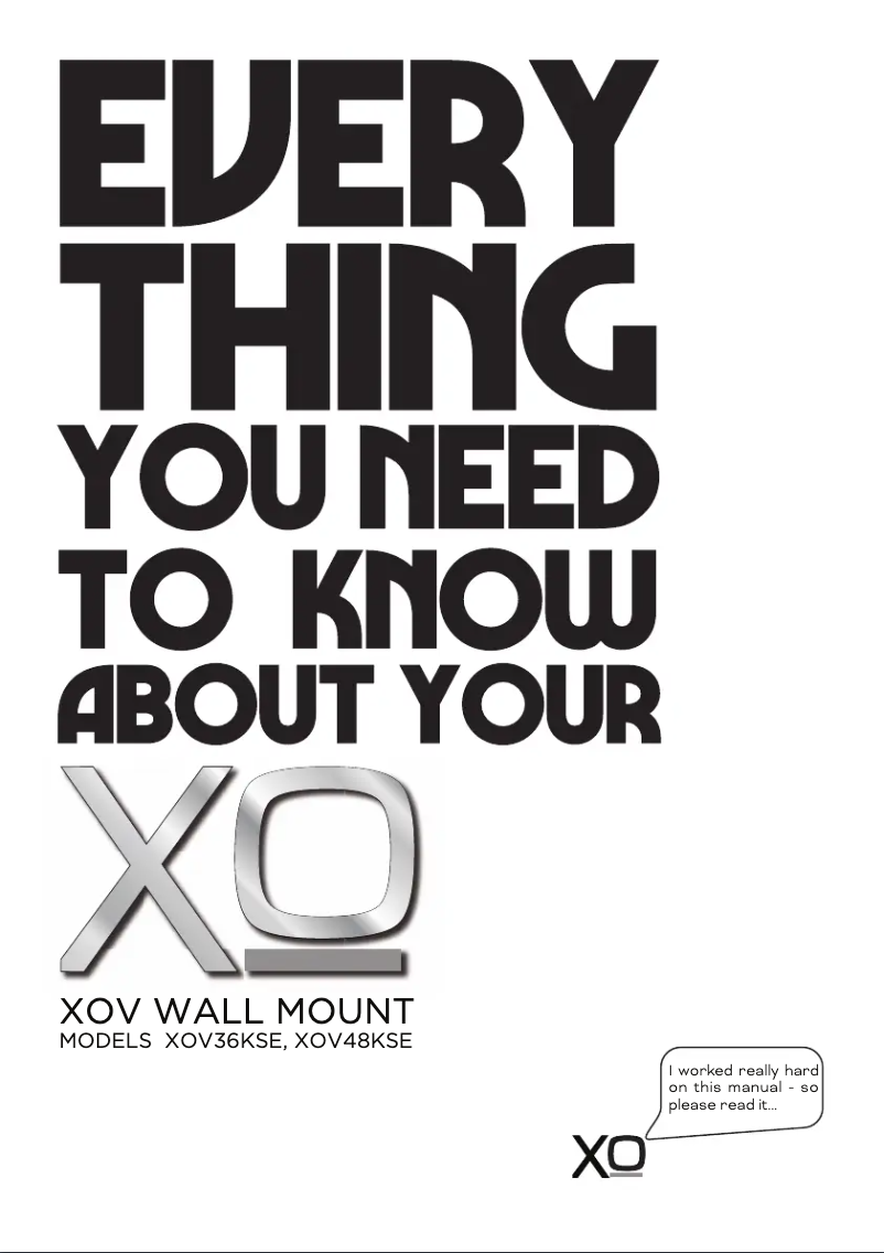 Image de la première page du manuel de l'appareil XOV36KSE