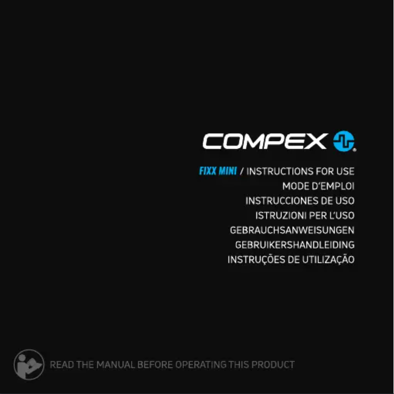 Page 1 de la notice Manuel utilisateur Compex Fixx Mini