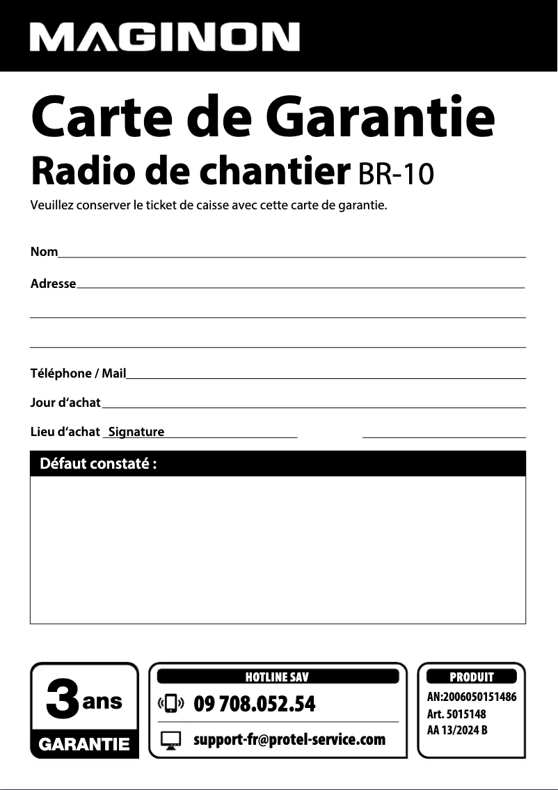 Image de la première page du manuel de l'appareil BR-10